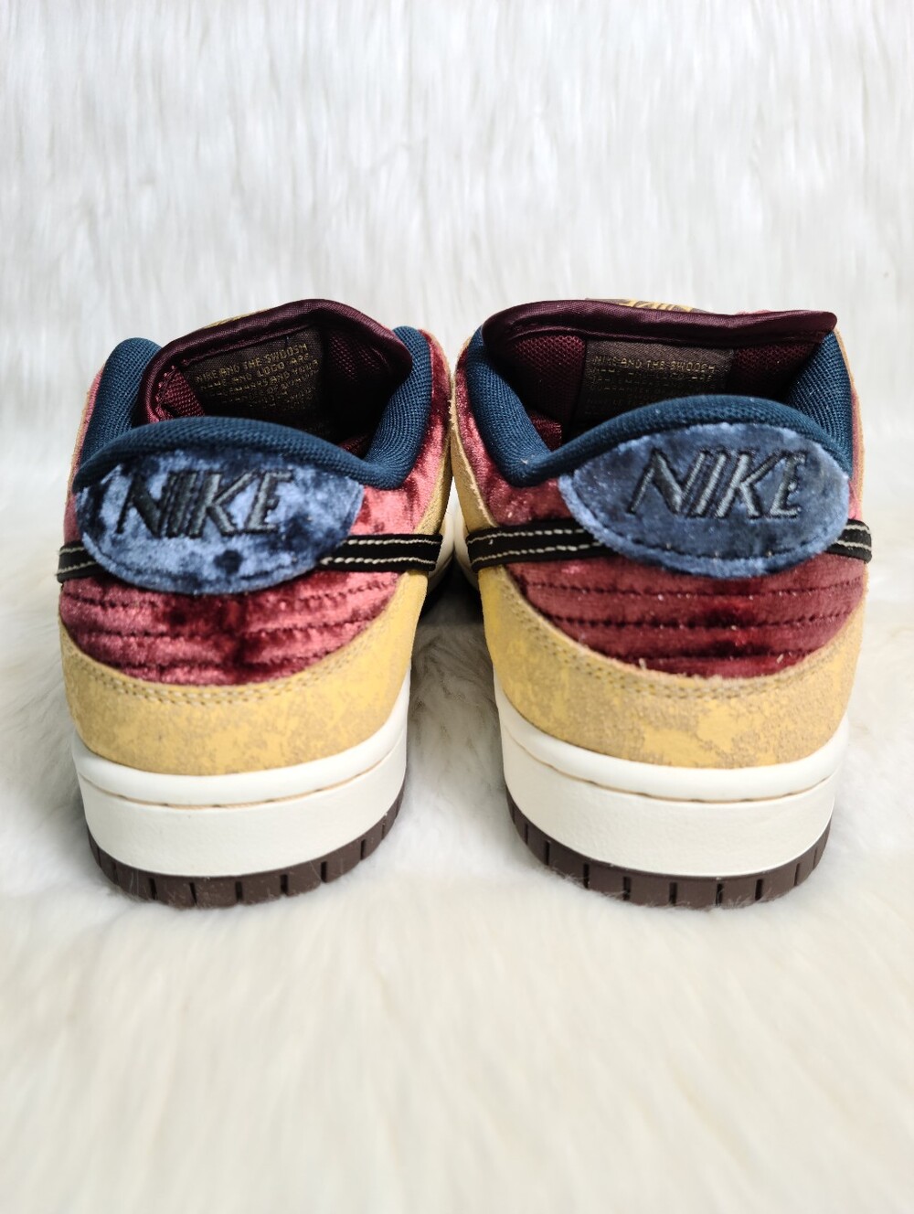 Nike Dunk Low SB Low City Of Cinema Gold Black Navy Brown Women 7.5 Men 6 NEW - Picture 3 of 7